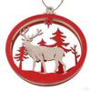 3D Reindeer Snowman Letter Wooden Pendent Hanging Christmas Ornament Reindeer/Snowman/Santa/Seasons