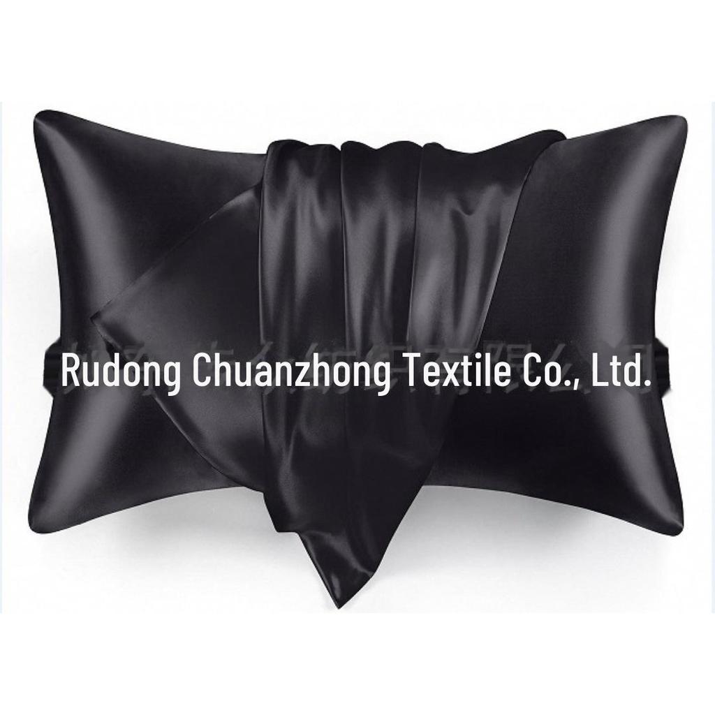 Multi-color Satin Imitation Silk Pillowcase Pair for Trade