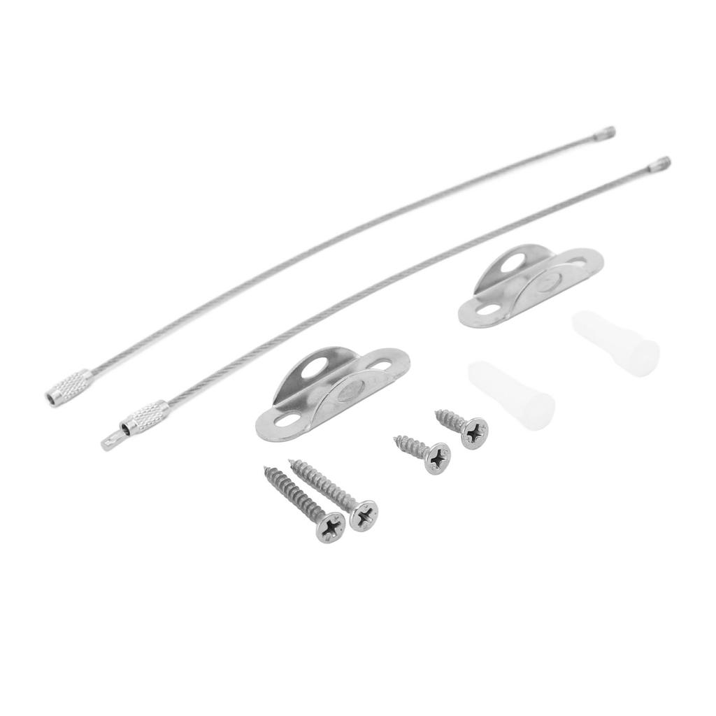 Furniture Anchors Stainless Steel Adjustable Enhanced Safety Anti Tip Furniture Wall Anchor