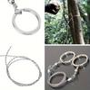 1/2pcs Portable Wire Saw, Stainless Steel Survival Chain Saw for Camping, Hiking, Cutting Wood, Trees & Branches, Outdoor Tool