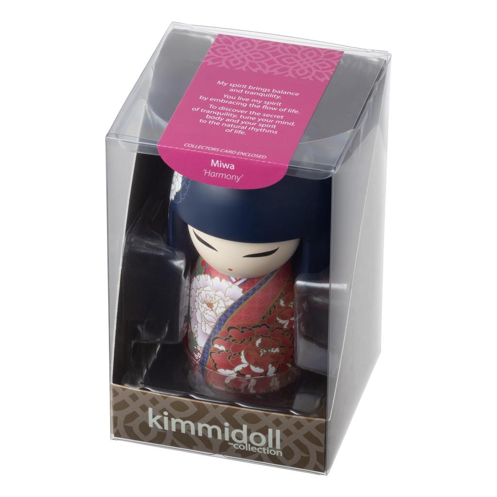 Kimmidoll Miwa L Kokeshi Doll 11cm Japanese Traditional Collectible TGKFL145
