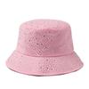 Nuovo Cappello a Secchiello Y2k Estivo Moda Donna Strass Cappellino Per Signore Visiera Cotone Cappelli Panama Casual Primavera Autunno Cappelli da Pescatore