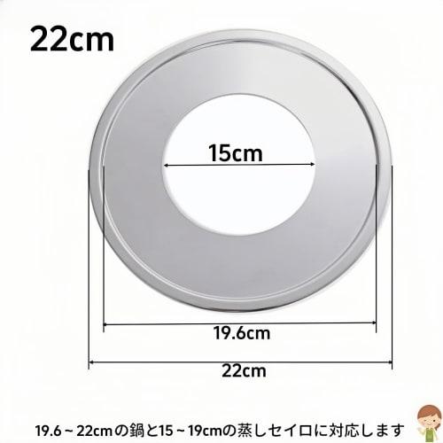 XINYUELI Stainless Steel Steamer Rack for Chinese Steamers, 22cm-32cm (Silver, 22CM)