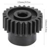 48P Metal Motor Gear 24T Pinion with Screw Upgrade Accessories for 1/10 1/16 RC Car