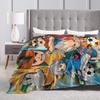 Inazuma Eleven Axel Blaz Gouenji  Super Soft Blanket  Plush Throw Blanket Pattern Couch Chair Flannel Bedspread Sofa Bed Cover