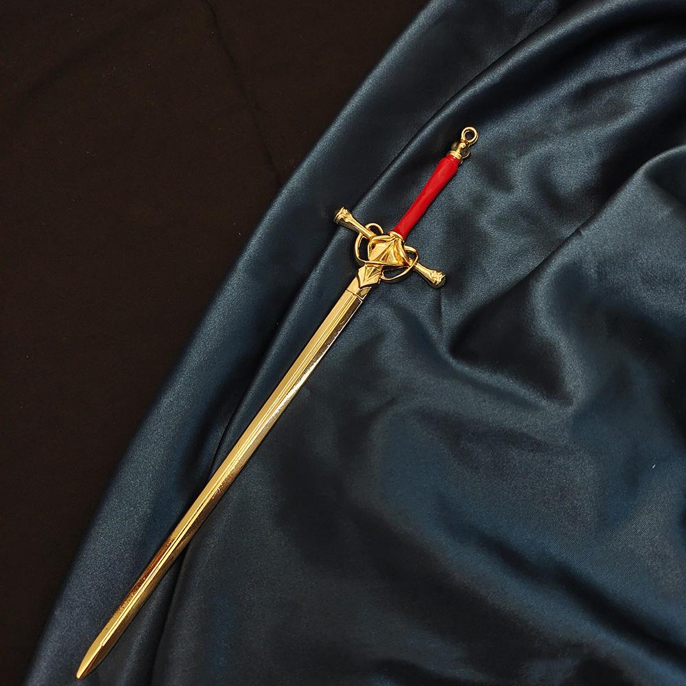 Vintage Chinese Hair Stick with Long Lasting Sword Elegant Pendant Alloy Hair Chopsticks for Cheongsam Han Clothes Dress