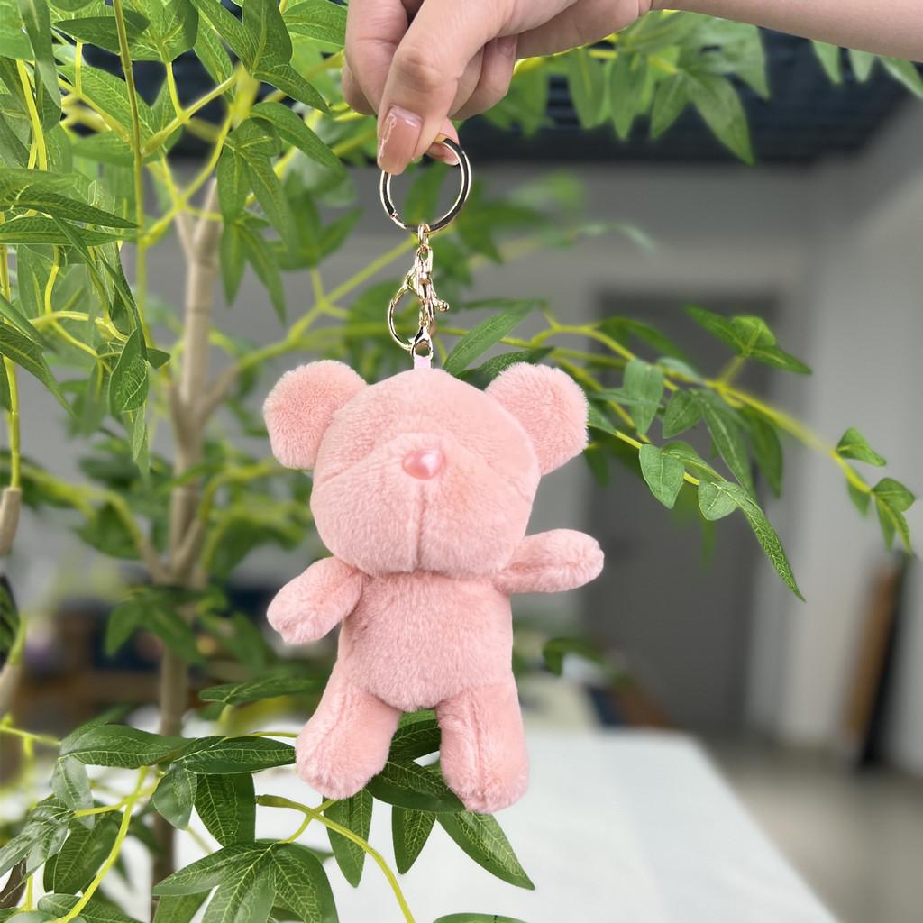 Playful Fun And Plush Bear Keychain With Ultra Soft Fabric Perfect For Gifts