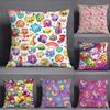 Cartoon SShopkins Pillow Case Square DoubleSided Printing Sofa Cushion Cover Pillowcase Bedroom Bedside