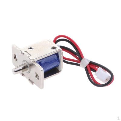 DC12V 0.5A Steel Small Micro Electric Plug Lock Electromagnetic Cabinet