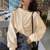 Sweatshirt Women's Plus Size Loose Autumn Exposed Navel Long Sleeve Top