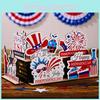 Unique Handcrafted Wooden Independence Day Figurine For Celebrating Usa Patriotism