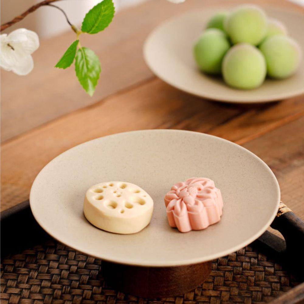 Durable Storage Tray Ceramic Fruit Plate Tableware Dessert Tray  Dim Sum