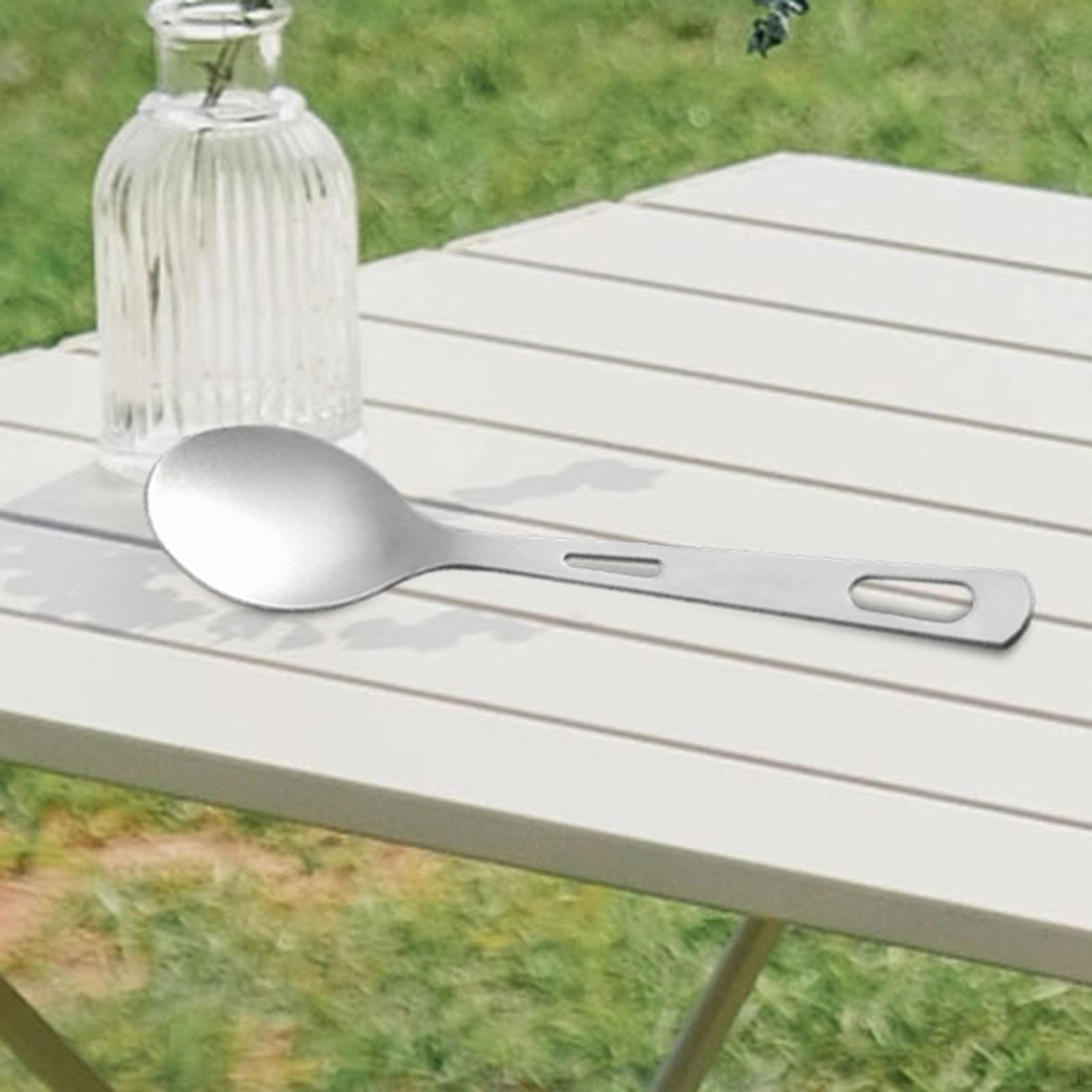 

Набор столовых приборов из титана для обедов на открытом воздухе и путешествий Spoon