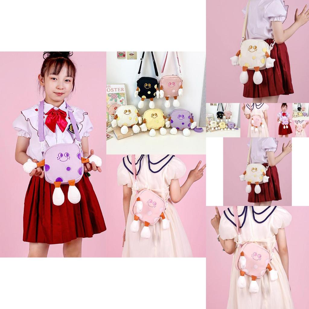 Trendy Fashionable Kids Bag Cute Lightweight Versatile Nylon Shoulder Bag For Girls