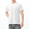 B.V.D. Moisture-wicking, Quick-drying Crew Neck Short-sleeve T-shirt, 3-pack, RT303S-3P WH (recycled Polyester), Size L