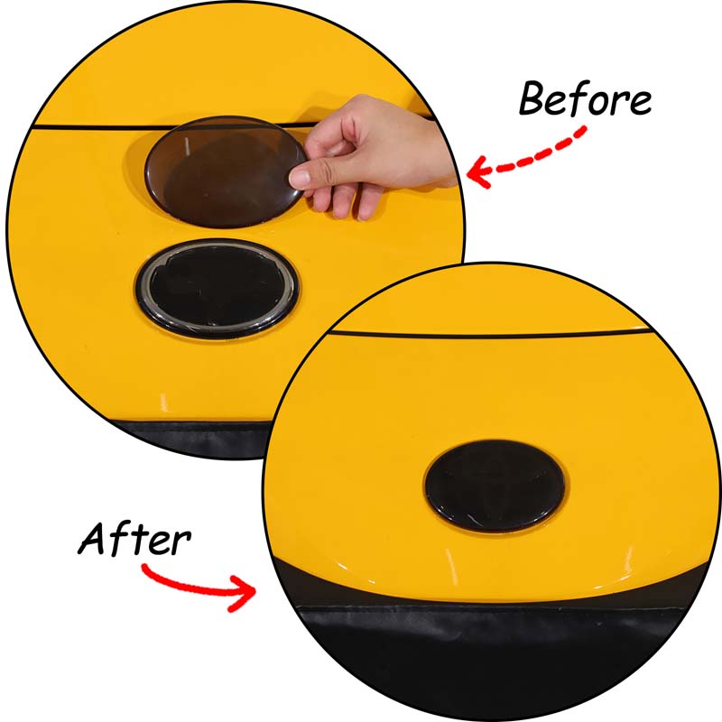 Für Toyota GR Supra A90 2019-2022 ABS Schwarz Auto Front Heck Emblem Abzeichen Logo Zierleiste Aufkleber Schutzhülle Autozubehör 2 Stück