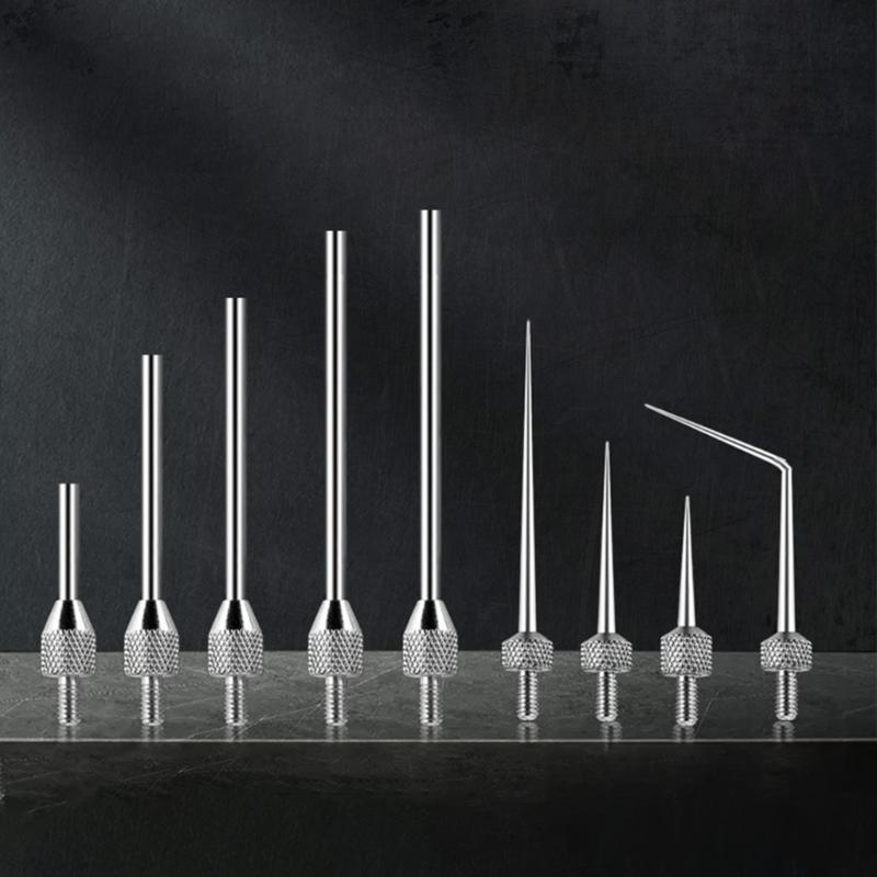 Needle Contact Point Sets for Dial Indicators Depth Gauge 4-48UNF Thread Shank 0.15mm 0.3mm 1.0mm 1.5mm 2.0mm Diameter