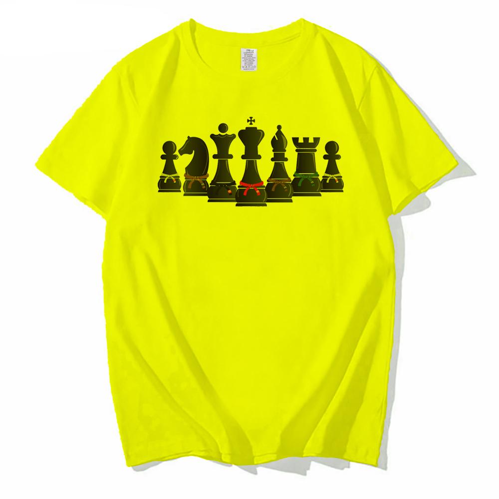 New Fashion Jiu-jitsu Human Chess with Bjj Belts Print Men T-Shirt Hipster The Master Tee Short Sleeve O-Neck Casual Tops