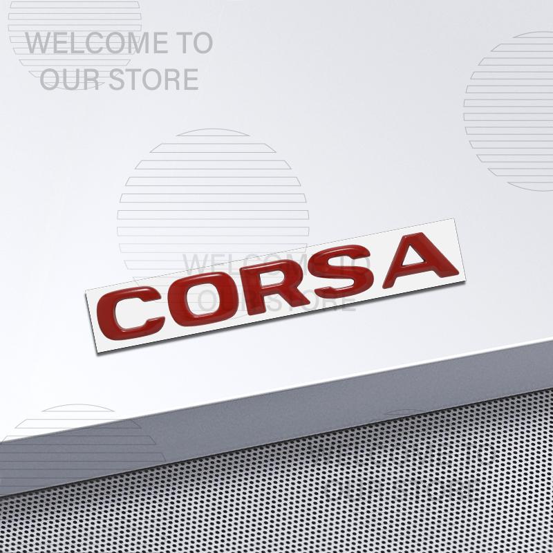 Décoration de Voiture Métal Pour Corsa Opel OPC Zafira Mokka Insignia Calibra Emblème Lettre Autocollant 3D Accessoires Autocollants de Coffre Arrière