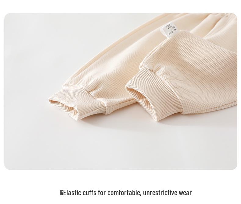 Skin-Friendly Waffle Casual Pants for Infants & Toddlers - Sporty & Stylish