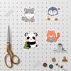Set di Adesivi Carini Animali Cartoni Animati per Diario - 50 Fogli per Decorazioni Fai-da-te per Bambini, Borracce e Album Fotografici