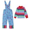 Halloween Children's Costume Ghost Baby Return Series Children's Performance Costume Ghost Baby Chucky Horror Clown Playing Costume