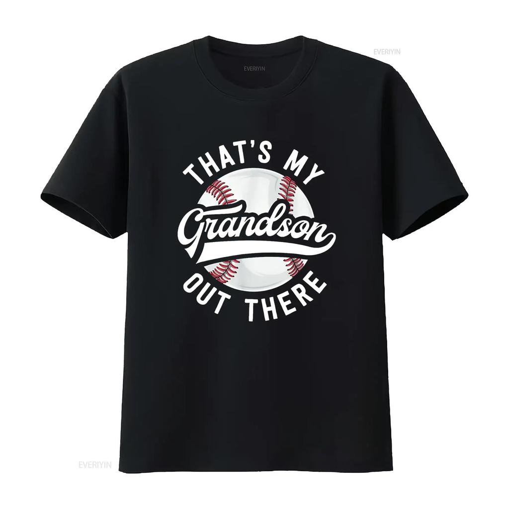 Baseball Grandpa T Shirt That S My Grandson Out There Vintage Washed Soft Stylish Fashion Graphic Unisex Breathable Comfortable
