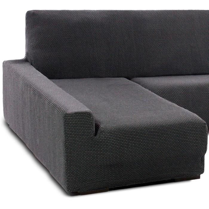 Sofaskins Sofa Cover - Dark Grey Sofa Cover | Long Right Arm Sofa Covers 210 - 340 Cm