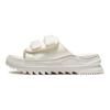 Li Ning CF 5S Casual Fashion Silent Slide Sandals Women Footwear Off-White AGAS012-3