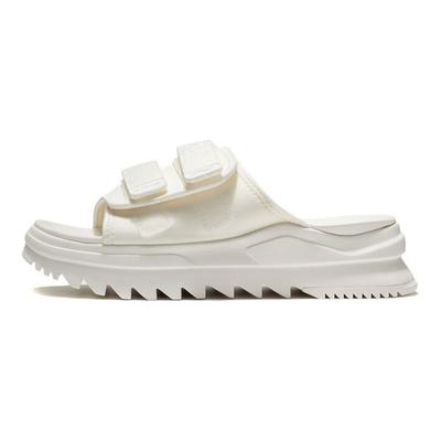 Li Ning CF 5S Casual Fashion Silent Slide Sandals Women Footwear Off-White AGAS012-3