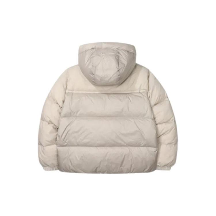 New FILA Down Jackets Unisex Ecru FS2DJF4131X-GRE