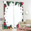 2pcs,Curtains Christmas Tree Ornaments Gifts (5) Modern Creative Curtains Fabric Curtains Versatile All Decorative for Living