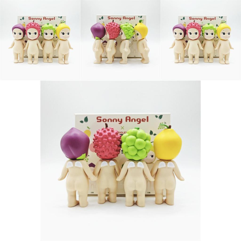 Adorable Angel Figurine Fruit Series Green Arrow Collaboration Blind Box Collectible Toy