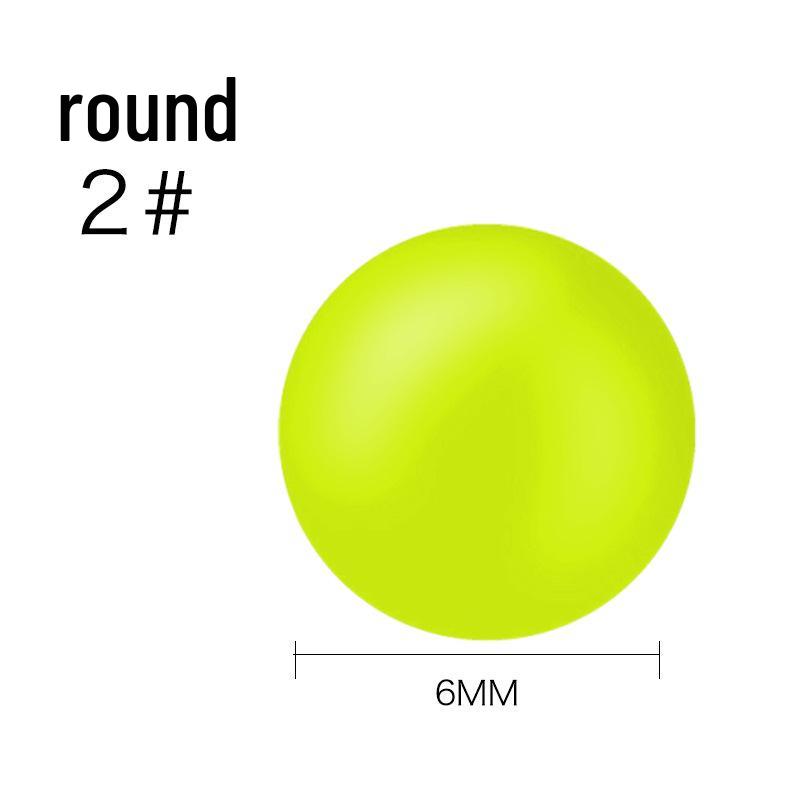 Silicone Olive-Shaped Fluorescent Fishing Float Tail Magnifier Bean