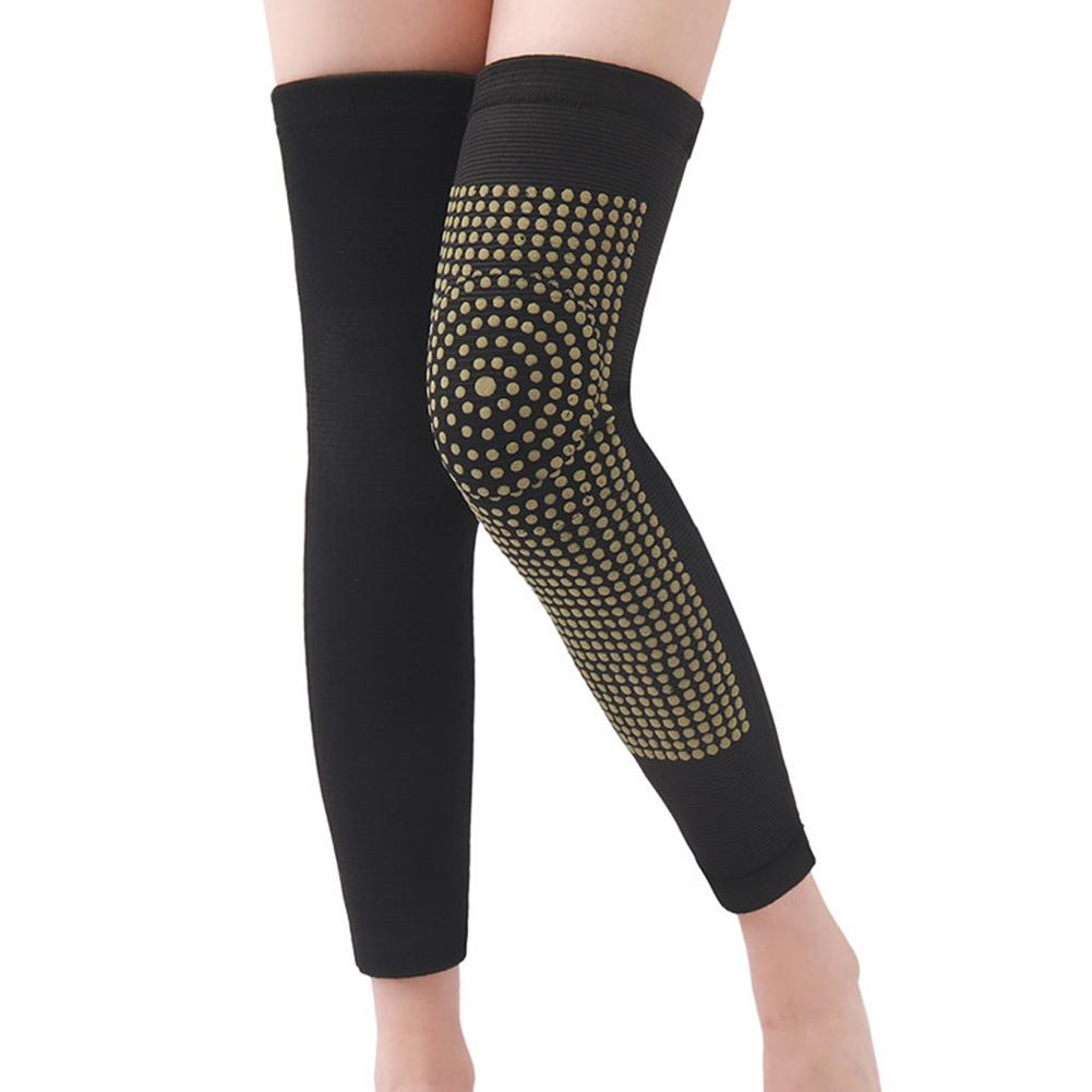 1 Pair New Wormwood Self Heating Knee Braces Sleeve Warm Patients Infrared Knee For Joint Far P G7H9