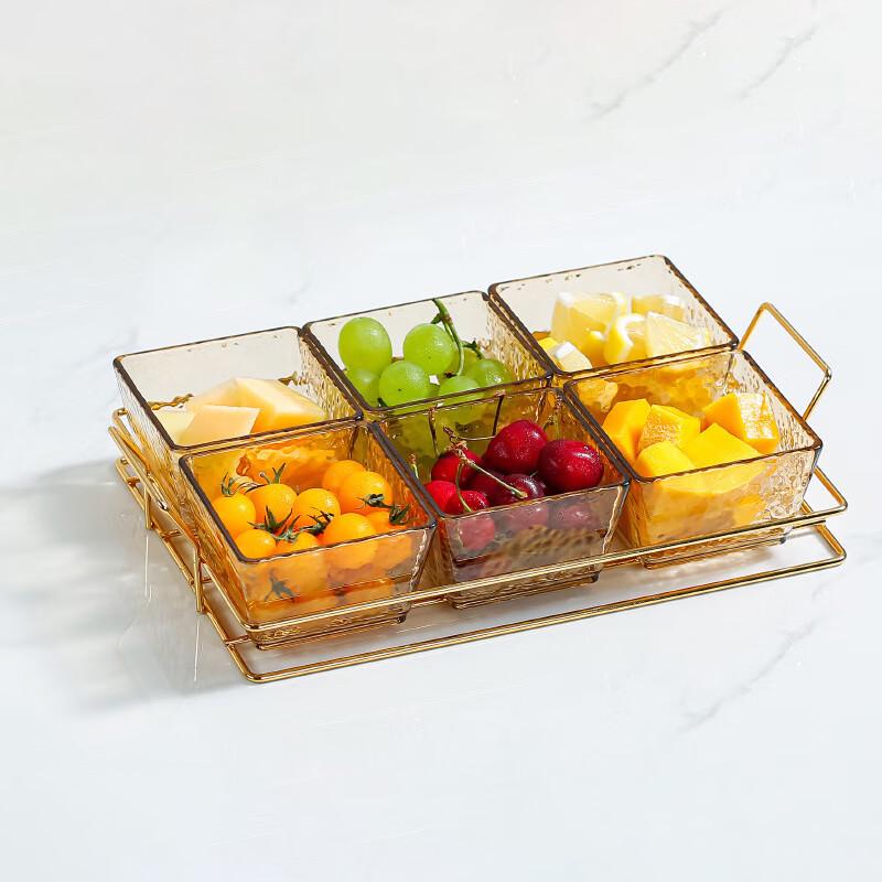 Nordic Acrylic Divided Serving Platter with Lid