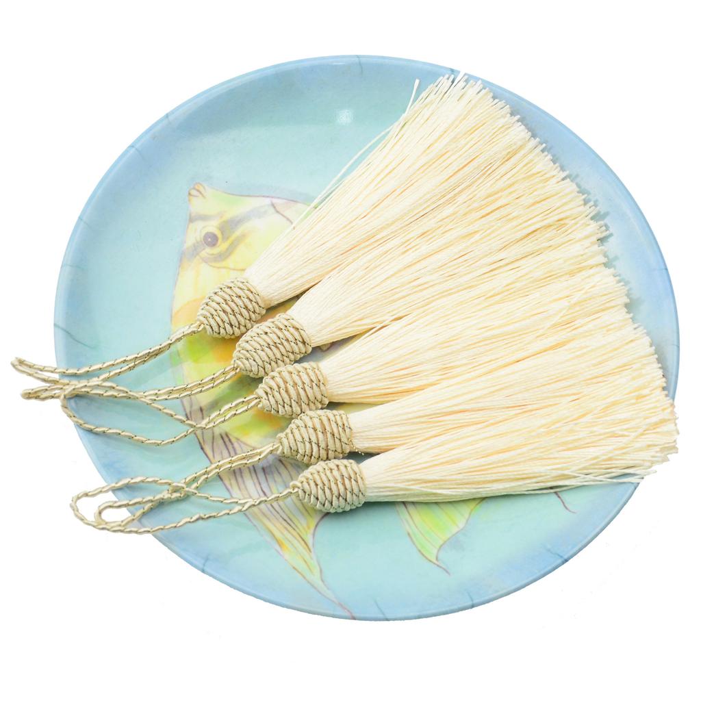bookmark tassel with rope loop and small Chinese knot for making jewelry, souvenirs, bookmarks, DIY craft accessories