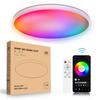 Ultra-Thin Smart Ceiling Lamp with Alexa Voice Control - WiFi & Bluetooth, RGB Color, Dimmable