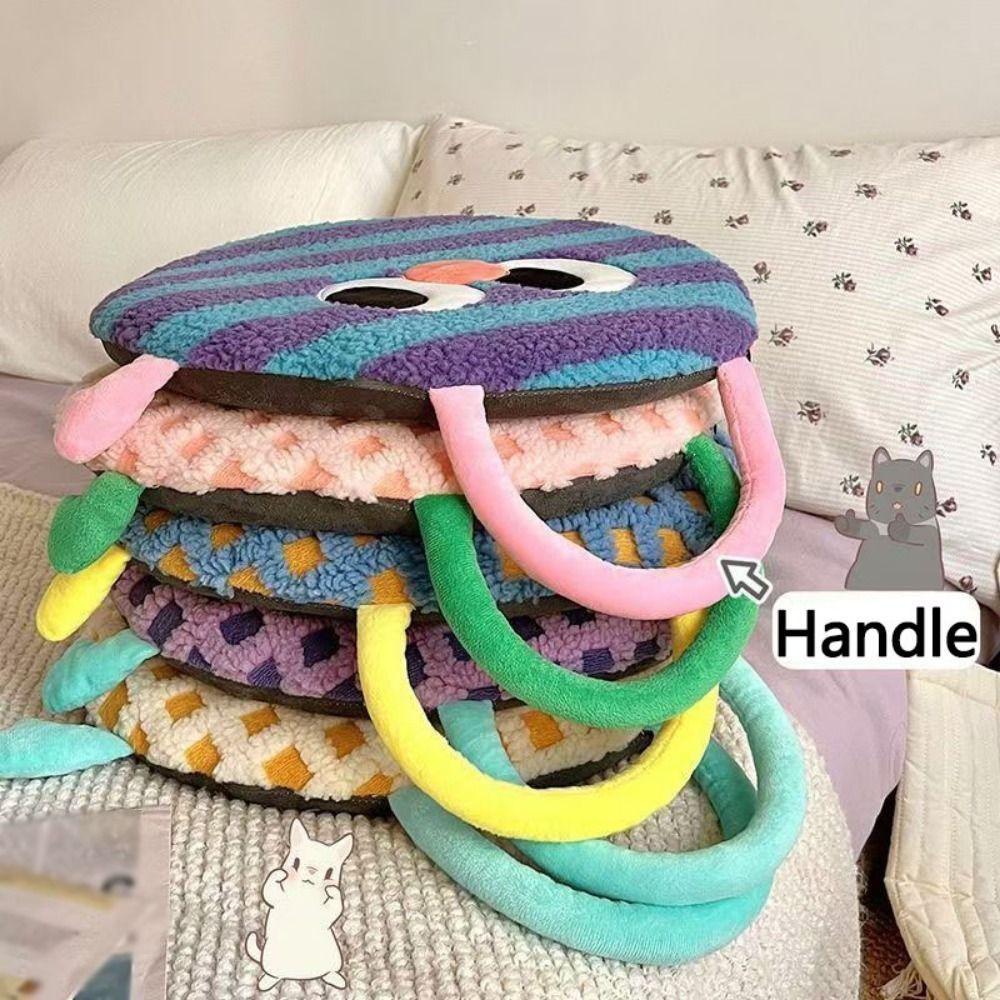 Cartoon Car Cushion Pad Easy To Clean Chair Pad for Long Sitting Dopamine Seat Cushion  Home