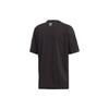 adidas Originals Big Trefoil Boxy T-shirt z nadrukiem oversize Męskie topy Czarny FM9904