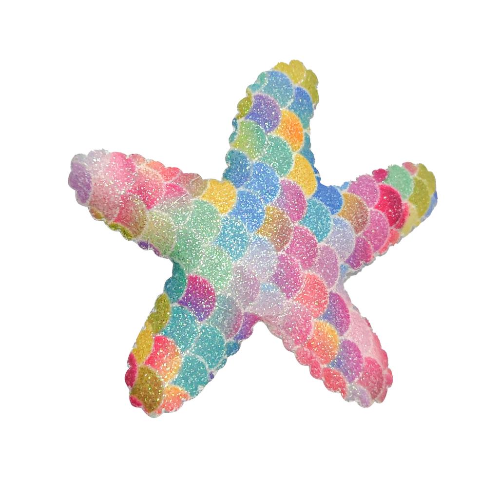 Seestern Haarspangen Pailletten Glitzer Seestern Haarspangen Funkelnde Krokodilklemmen Niedliche Meerjungfrau Accessoires für Frauen Mädchen