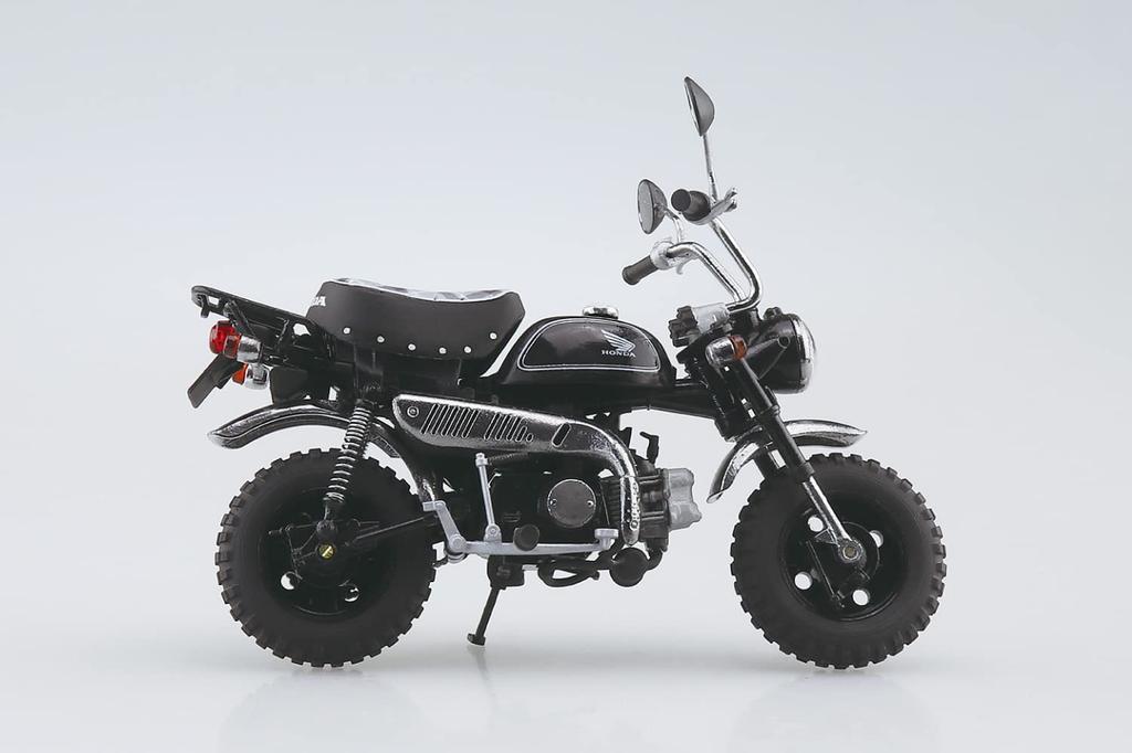 Aoshima Bunka Kyozai (AOSHIMA) Skynet 1/12 Scale Complete Honda Monkey Limited Black Motorcycle