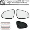 For Toyota Camry 2012-2017 Large Vision White Lens Heated Side Mirror Glass With Blind Spot