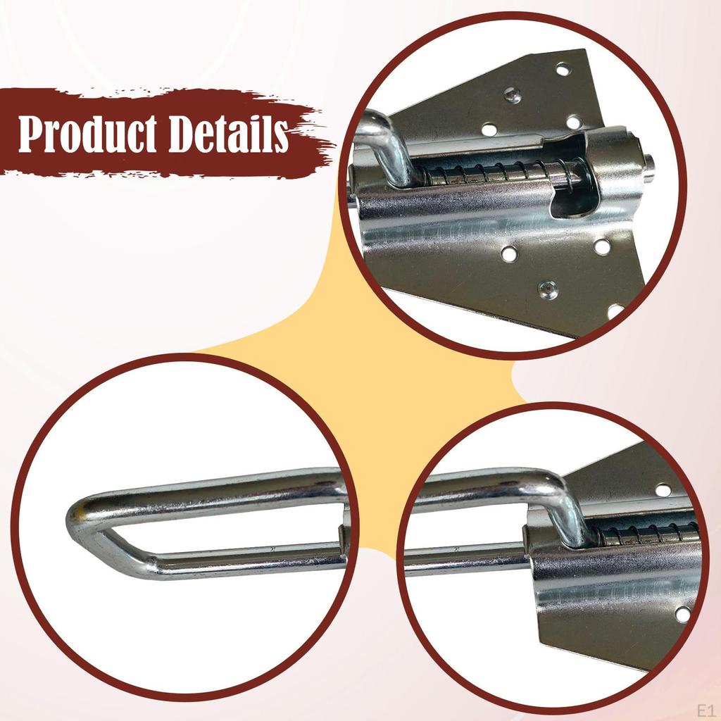 Door Lock Easy Installation Slide Latch Accessories for Courtyard Garden Metal Fence Outside