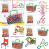 Lern-Bausteinspielzeug für 3-jährige Mädchen, Smart Stick Puzzle Spielzeugset