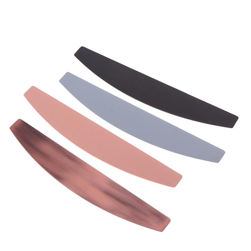 Half Moon Stainless Steel Nail File Base with Disposable Pad Function for Hygienic Professional Quality Home Manicures
