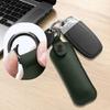 Leather U Disk Pouch Key Ring Holder Usb Flash Drive Storage Bag Pendrive Protective Cover Memory Stick Case