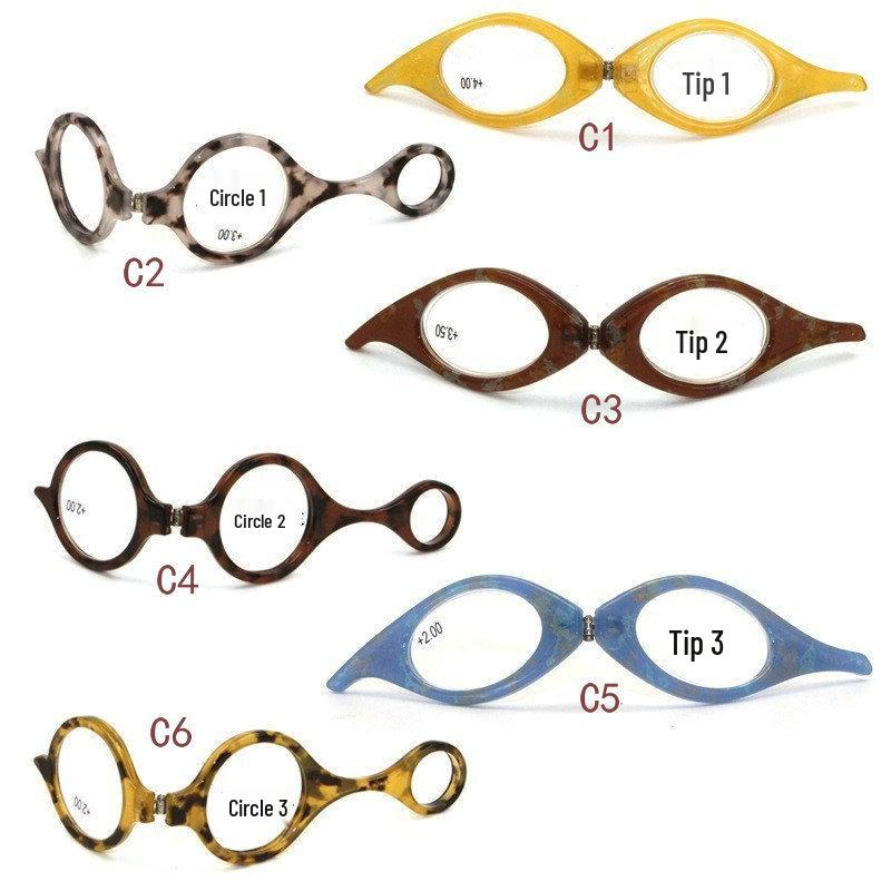 Ultra-Light Folding Reading Glasses: Stylish, Portable Neck-Hanging Design for Men & Women