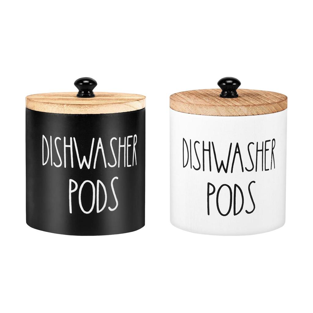 Laundry Pods Container Storage Container Portable Kitchen Decor Dustproof Sturdy Accessories Holder for Countertop Household