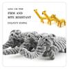 Soft Teeth Cleaning Cotton Rope Puppy Interactive Pet Supplies Chew Toy Cotton Rope Toy Dog Toy